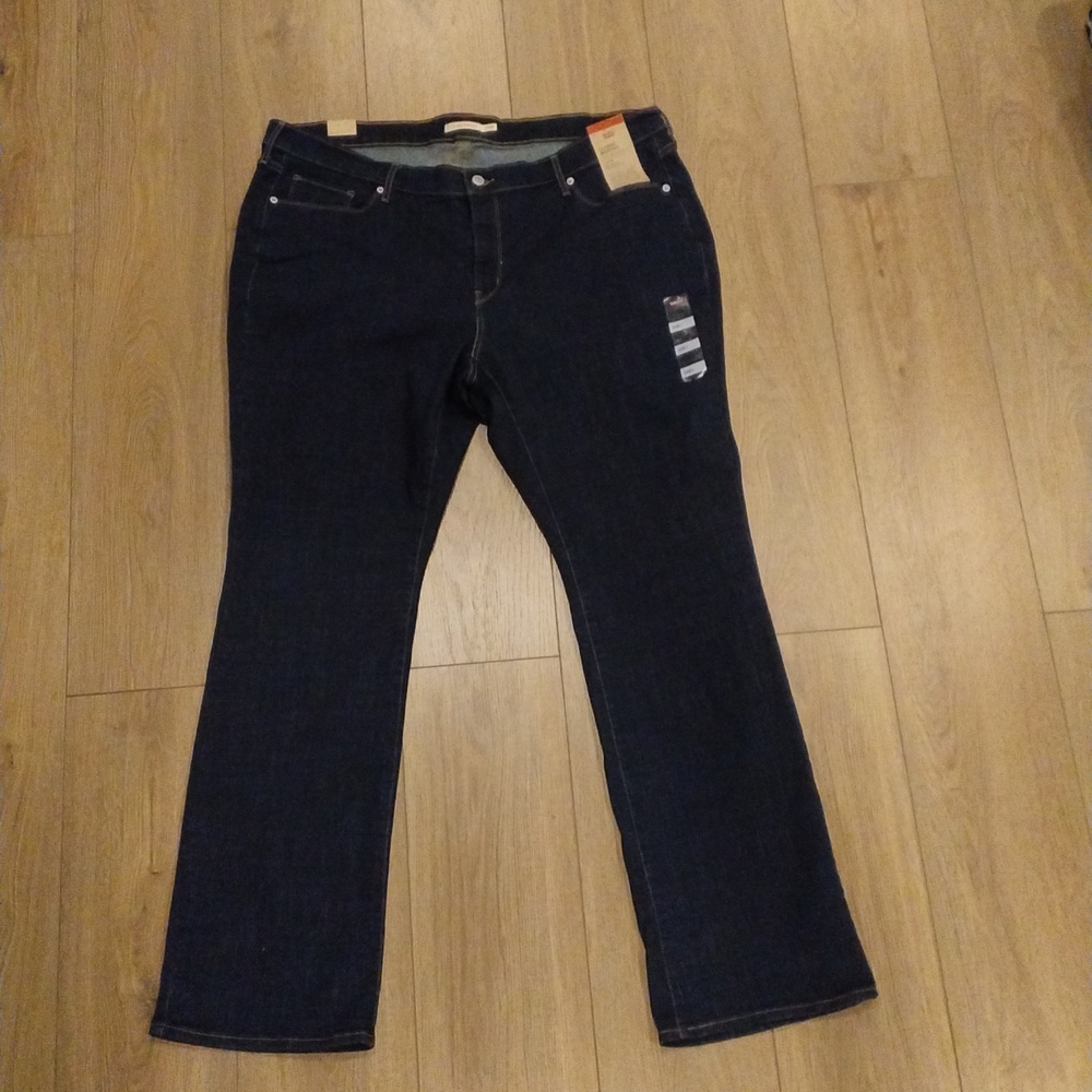 Levi's Women's Deep Indigo Boot Cut Jeans 24W L* Firm Price